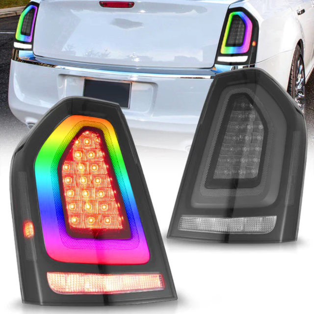 2011-2014 CHRYSLER 300 FLOW SERIES PRE-BUILT TAIL LIGHTS main image